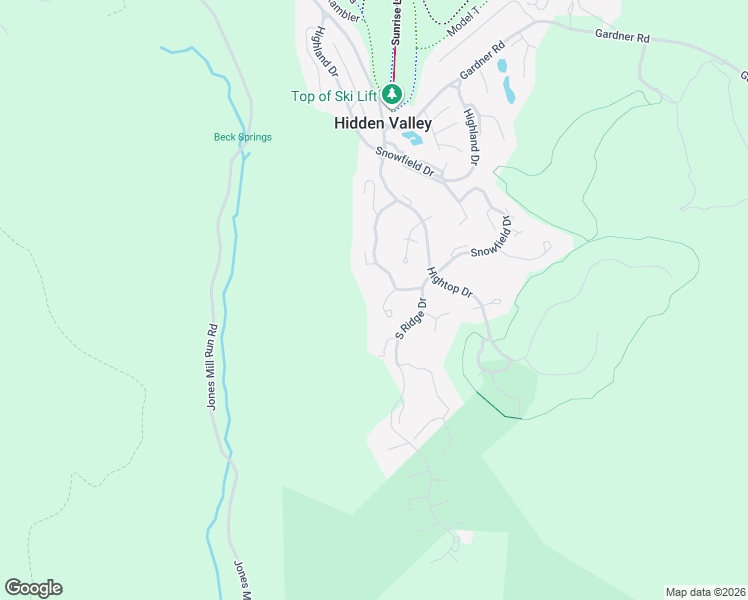 map of restaurants, bars, coffee shops, grocery stores, and more near 1852 Eagles Ridge Way in Hidden Valley