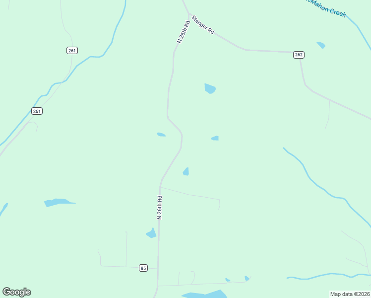 map of restaurants, bars, coffee shops, grocery stores, and more near 65579 North 26th Road in Bethesda