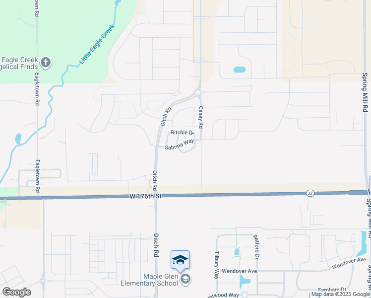map of restaurants, bars, coffee shops, grocery stores, and more near 1280 Scarlet Street in Westfield