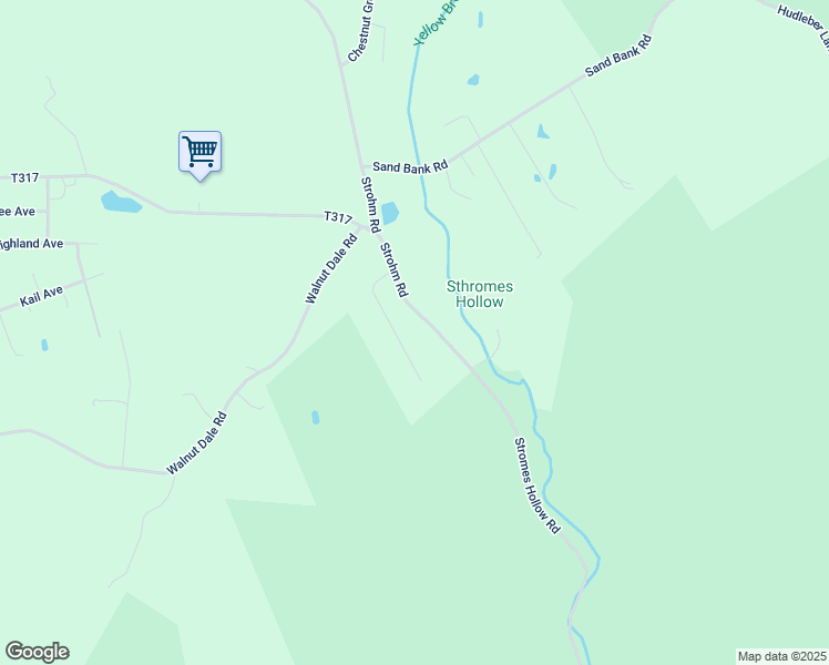 map of restaurants, bars, coffee shops, grocery stores, and more near 355 Strohm Road in Shippensburg