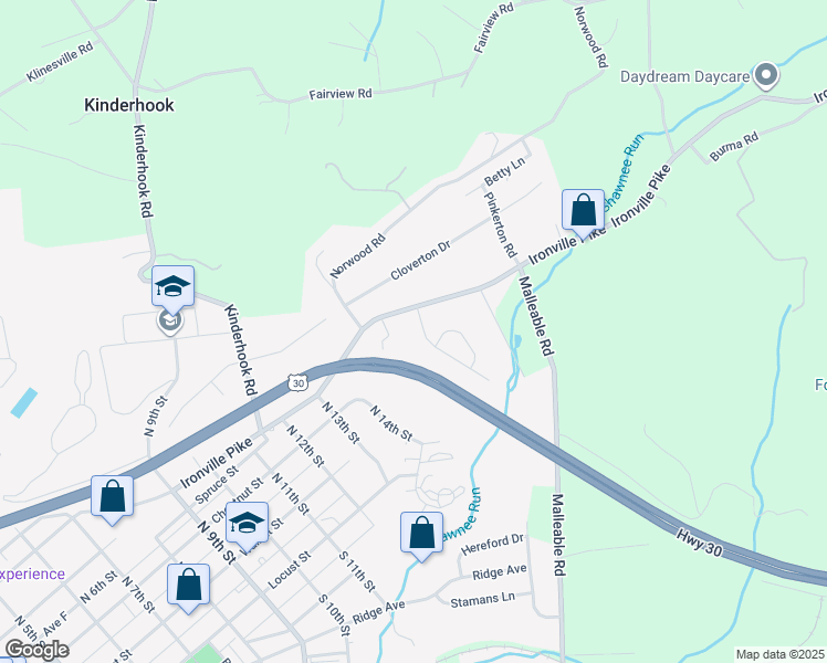 map of restaurants, bars, coffee shops, grocery stores, and more near 14 Devonshire Place in Columbia