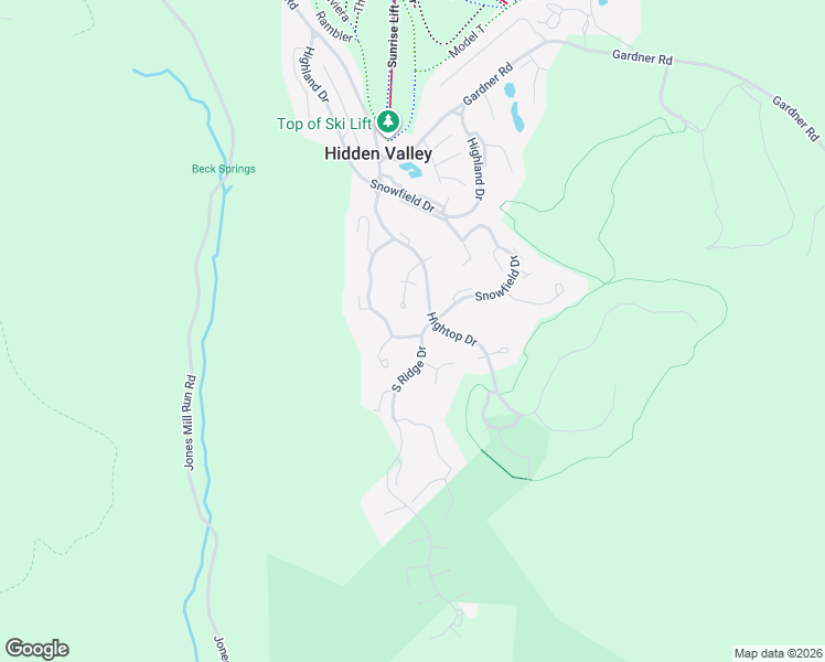 map of restaurants, bars, coffee shops, grocery stores, and more near 1872 Eagles Ridge Way in Hidden Valley