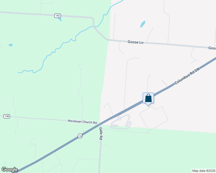 map of restaurants, bars, coffee shops, grocery stores, and more near 4058 Columbus Road in Granville