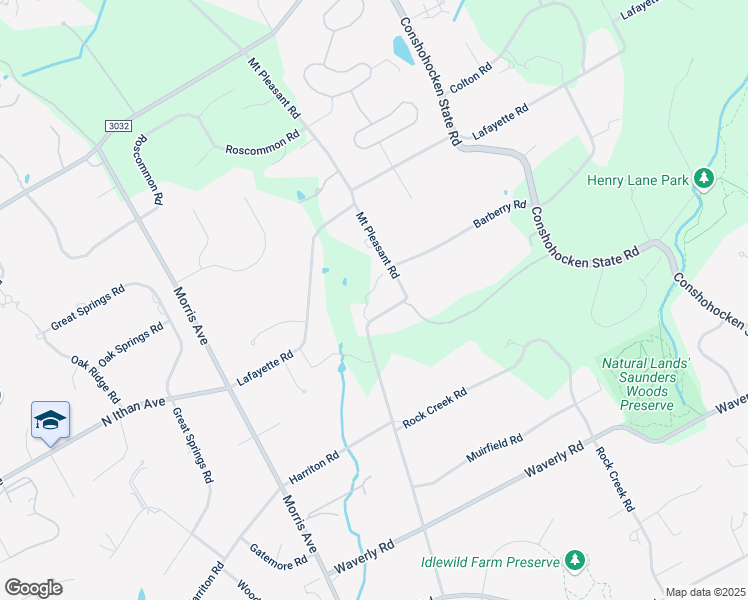 map of restaurants, bars, coffee shops, grocery stores, and more near 854 Mount Pleasant Road in Bryn Mawr