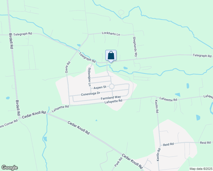 map of restaurants, bars, coffee shops, grocery stores, and more near 540 Conestoga Drive in Coatesville