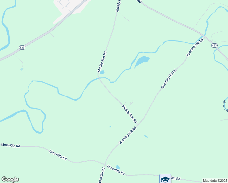 map of restaurants, bars, coffee shops, grocery stores, and more near 9446 Muddy Run Road in Orrstown