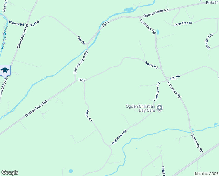 map of restaurants, bars, coffee shops, grocery stores, and more near 6282 Byerly Road in Narvon