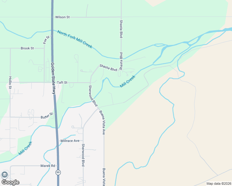 map of restaurants, bars, coffee shops, grocery stores, and more near 25348 Ward Street in Los Molinos