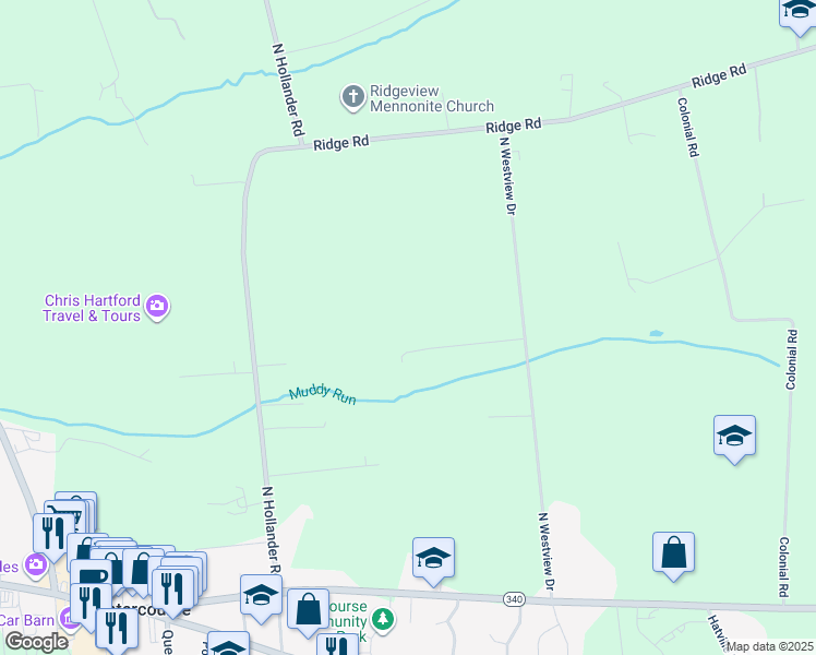 map of restaurants, bars, coffee shops, grocery stores, and more near in Gordonville