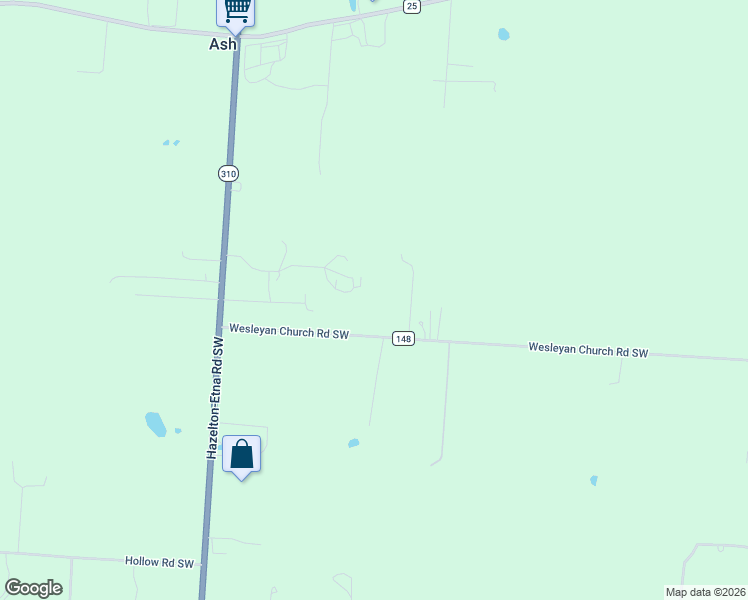 map of restaurants, bars, coffee shops, grocery stores, and more near 9050 Wesleyan Church Road Southwest in Pataskala