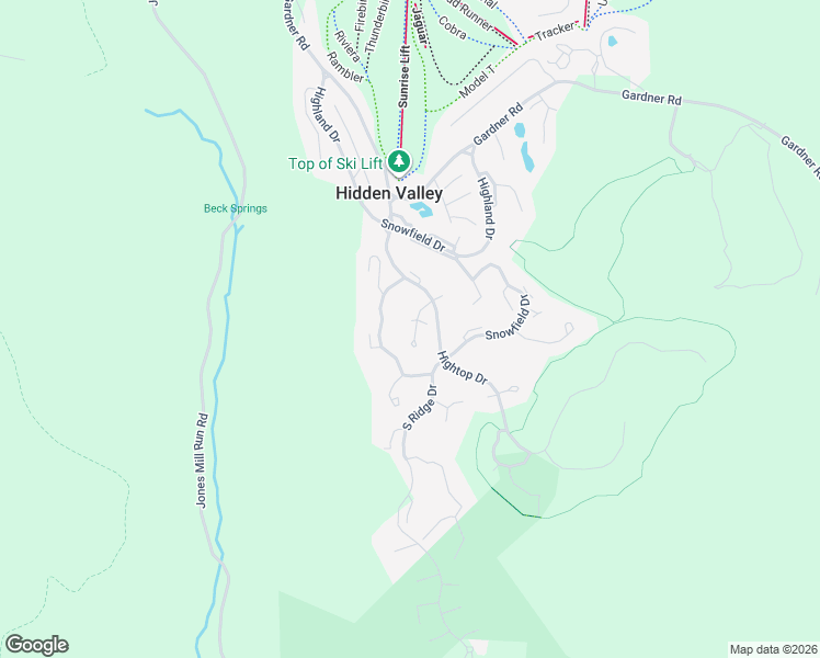 map of restaurants, bars, coffee shops, grocery stores, and more near 2709 Powder Ridge Road in Somerset