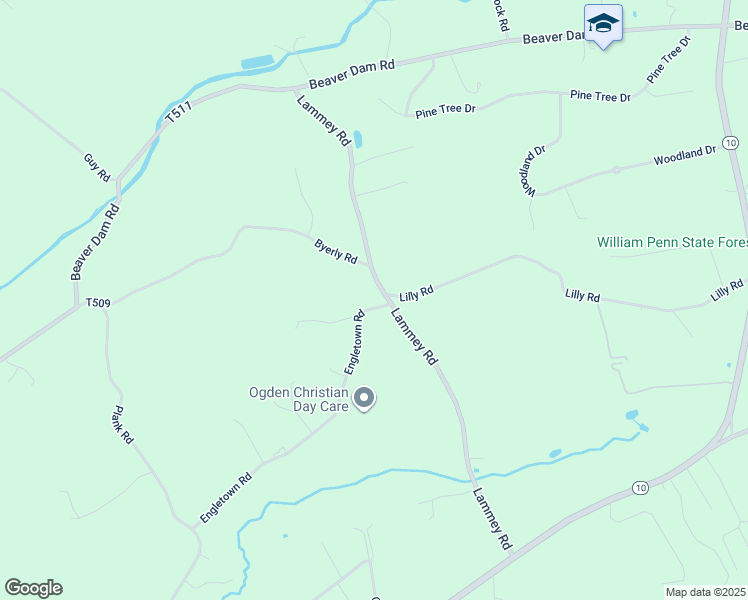 map of restaurants, bars, coffee shops, grocery stores, and more near 101 Engletown Road in Honey Brook