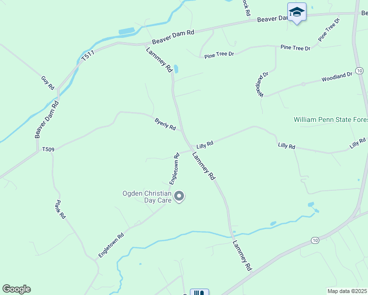 map of restaurants, bars, coffee shops, grocery stores, and more near 101 Engletown Road in Honey Brook