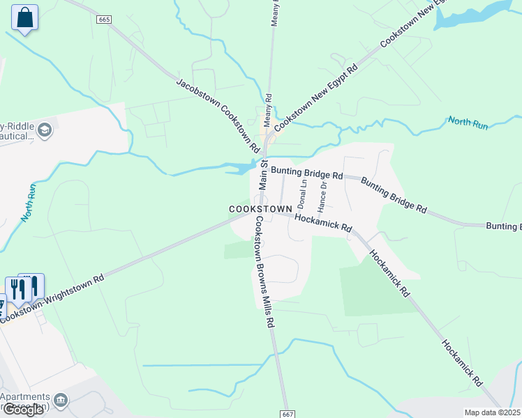 map of restaurants, bars, coffee shops, grocery stores, and more near in New Hanover