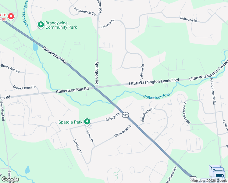 map of restaurants, bars, coffee shops, grocery stores, and more near 124 Little Washington Lyndell Road in Downingtown