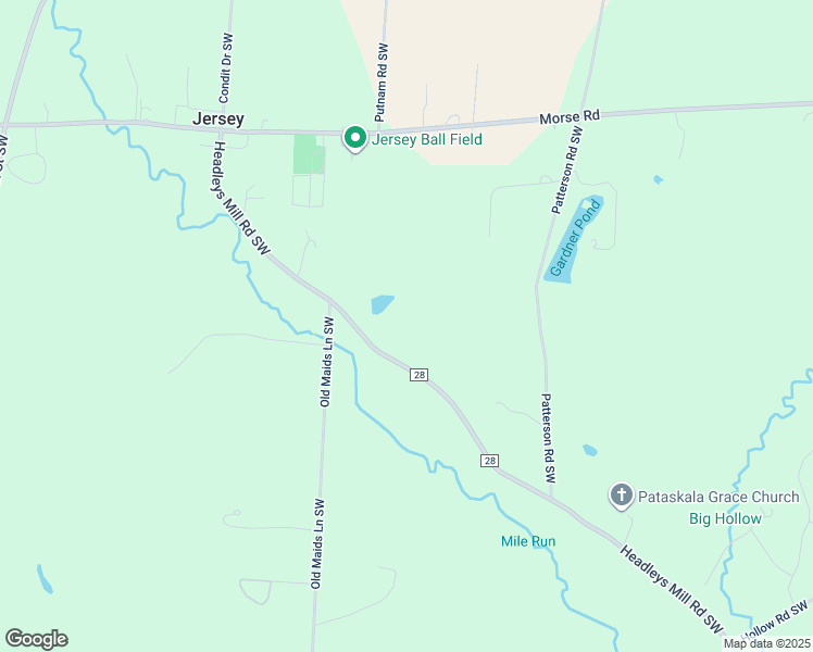 map of restaurants, bars, coffee shops, grocery stores, and more near 2969 Headleys Mill Road Southwest in Pataskala