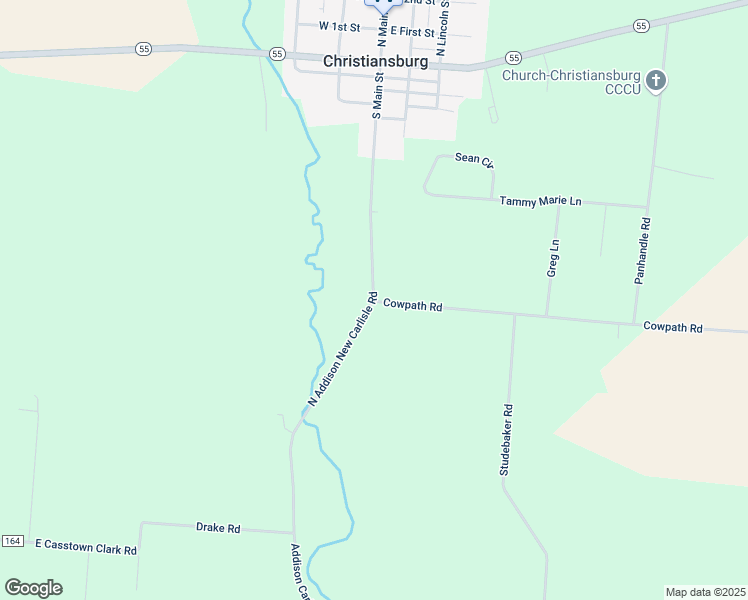 map of restaurants, bars, coffee shops, grocery stores, and more near 4545 North Addison New Carlisle Road in New Carlisle