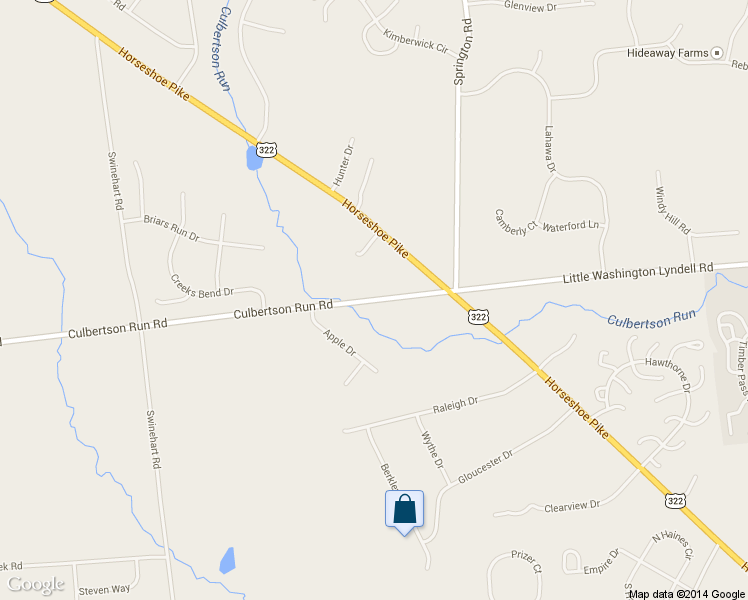map of restaurants, bars, coffee shops, grocery stores, and more near 123 Culbertson Run Rd in Downingtown