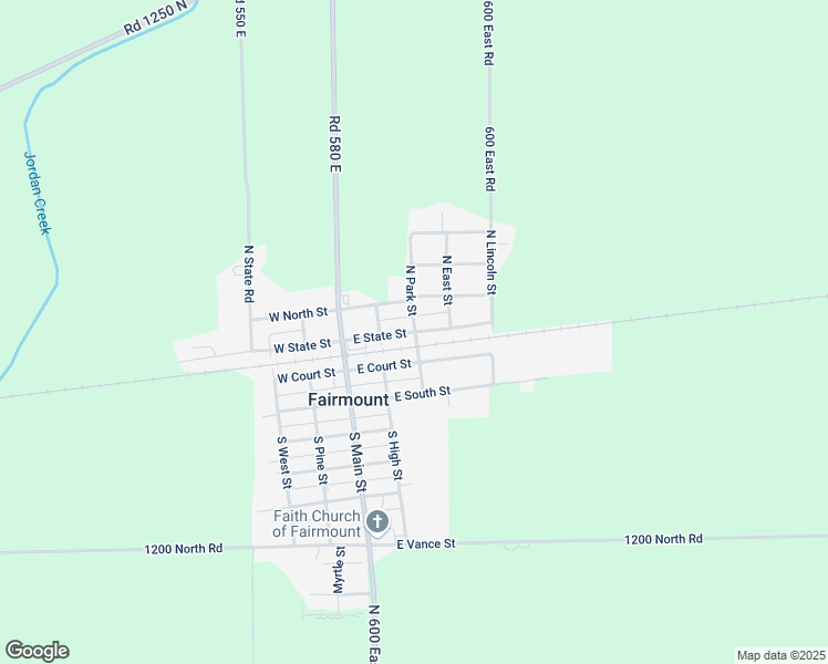 map of restaurants, bars, coffee shops, grocery stores, and more near 101 North Park Street in Fairmount