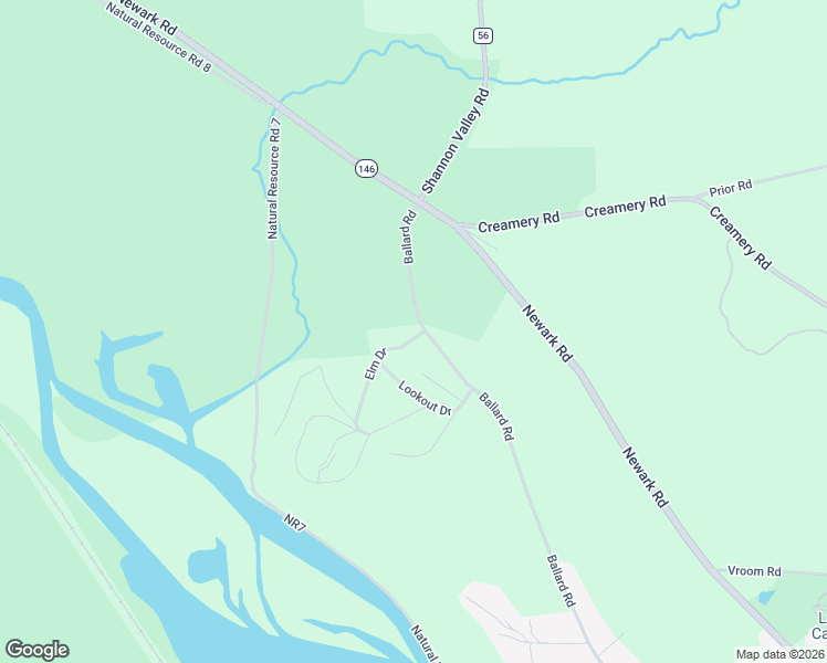map of restaurants, bars, coffee shops, grocery stores, and more near 6595 Ballard Road in Nashport
