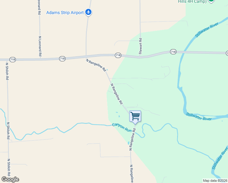 map of restaurants, bars, coffee shops, grocery stores, and more near 644 North Rangeline Road in Pleasant Hill
