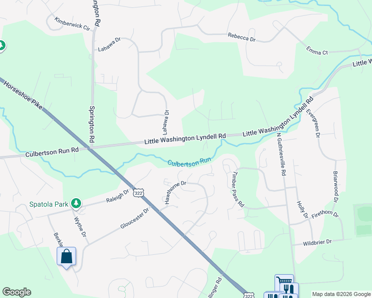 map of restaurants, bars, coffee shops, grocery stores, and more near 211 Little Washington Lyndell Road in Downingtown