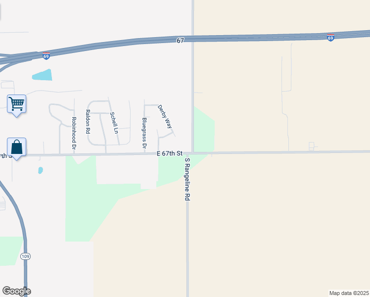 map of restaurants, bars, coffee shops, grocery stores, and more near 6606 Colt Lane in Anderson