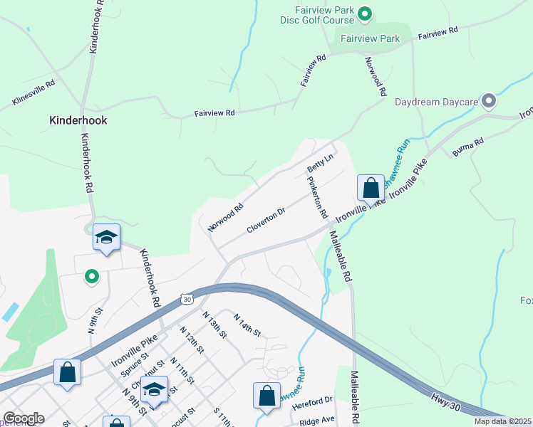 map of restaurants, bars, coffee shops, grocery stores, and more near 1995 Cloverton Drive in Columbia