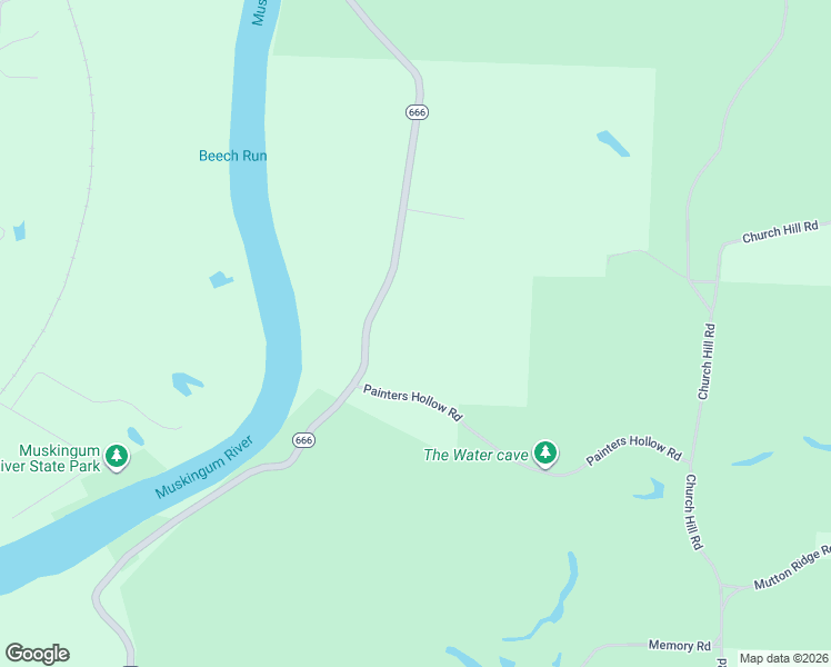 map of restaurants, bars, coffee shops, grocery stores, and more near 6855 North River Road East in Zanesville