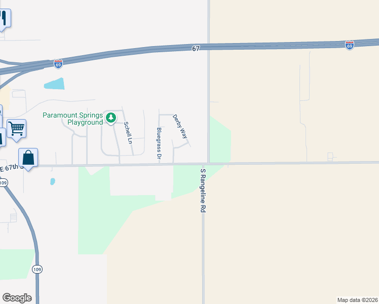 map of restaurants, bars, coffee shops, grocery stores, and more near 6606 Colt Lane in Anderson