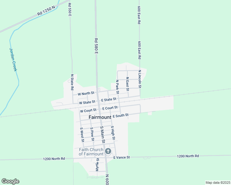 map of restaurants, bars, coffee shops, grocery stores, and more near 101-199 North Park Street in Fairmount
