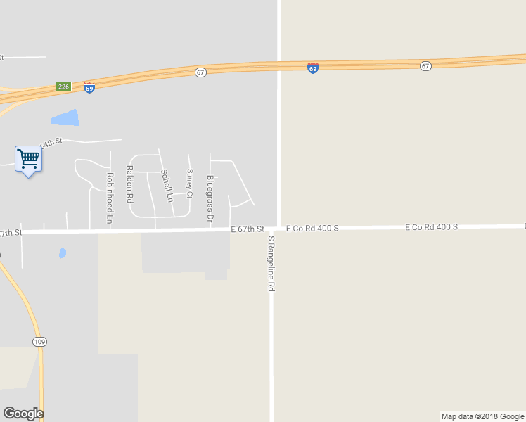 map of restaurants, bars, coffee shops, grocery stores, and more near 6606 Colt Lane in Anderson