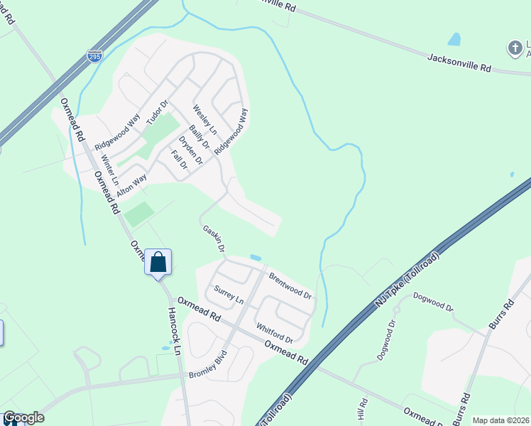 map of restaurants, bars, coffee shops, grocery stores, and more near 59 Bailly Drive in Burlington