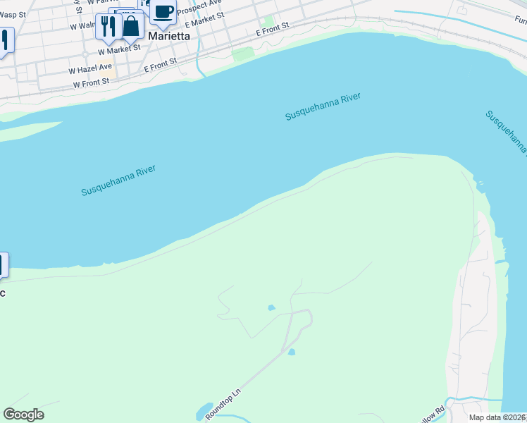 map of restaurants, bars, coffee shops, grocery stores, and more near 6690 River Drive in Wrightsville