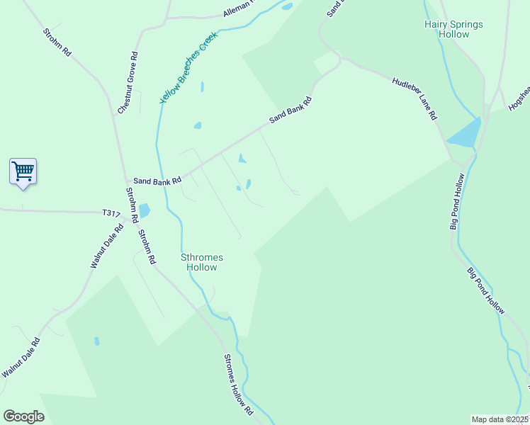 map of restaurants, bars, coffee shops, grocery stores, and more near 67 Sand Bank Road in Shippensburg