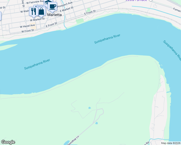map of restaurants, bars, coffee shops, grocery stores, and more near 6690 River Drive in Wrightsville