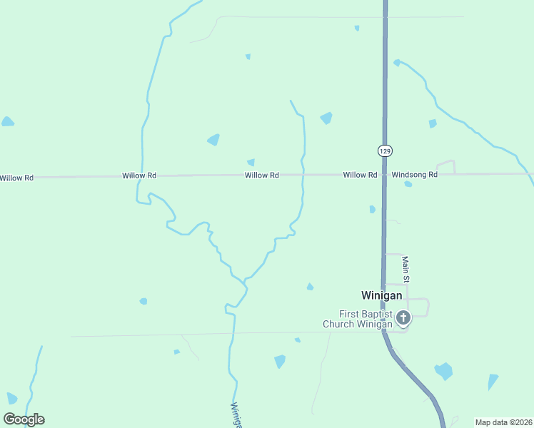 map of restaurants, bars, coffee shops, grocery stores, and more near in Winigan