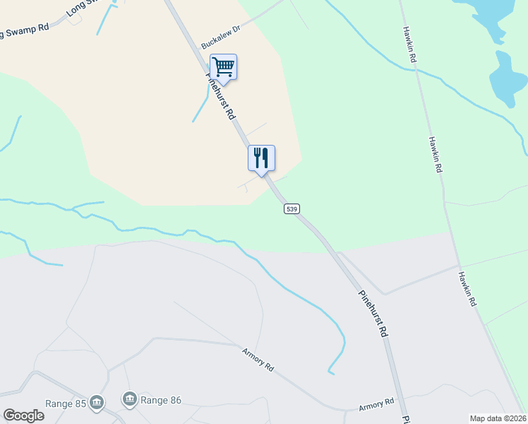 map of restaurants, bars, coffee shops, grocery stores, and more near 885 County Road 539 in Plumsted