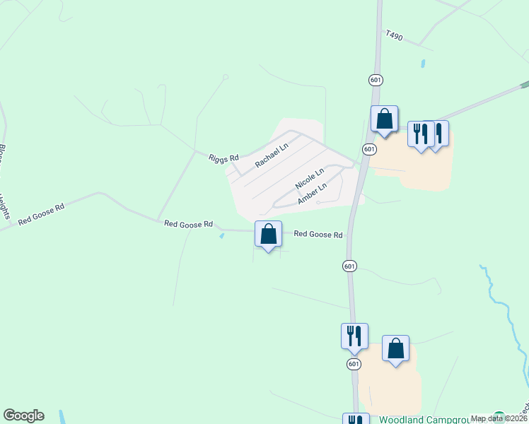 map of restaurants, bars, coffee shops, grocery stores, and more near 268 Nicole Lane in Somerset
