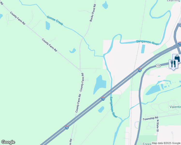 map of restaurants, bars, coffee shops, grocery stores, and more near 867 Lilly Drive in Monticello