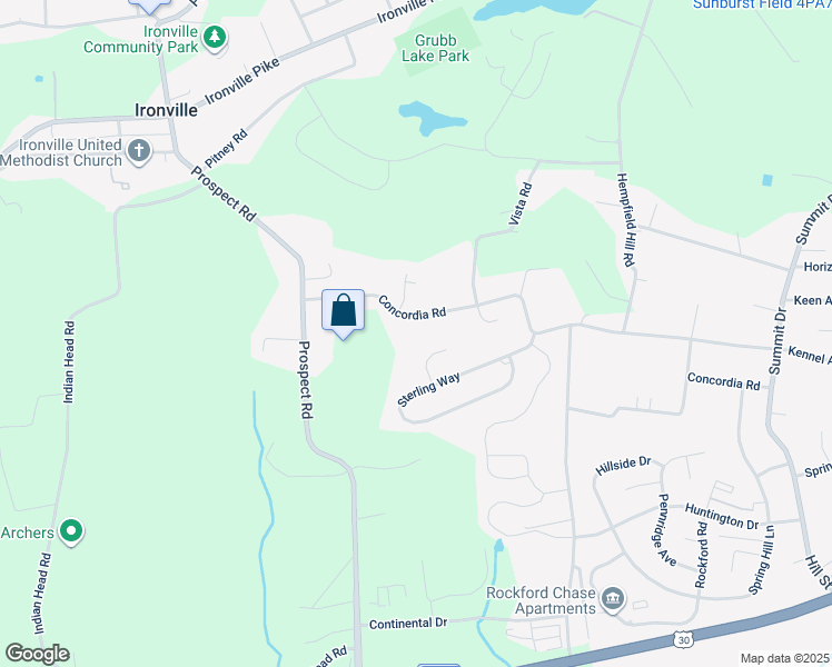 map of restaurants, bars, coffee shops, grocery stores, and more near 3914 Concordia Road in Columbia