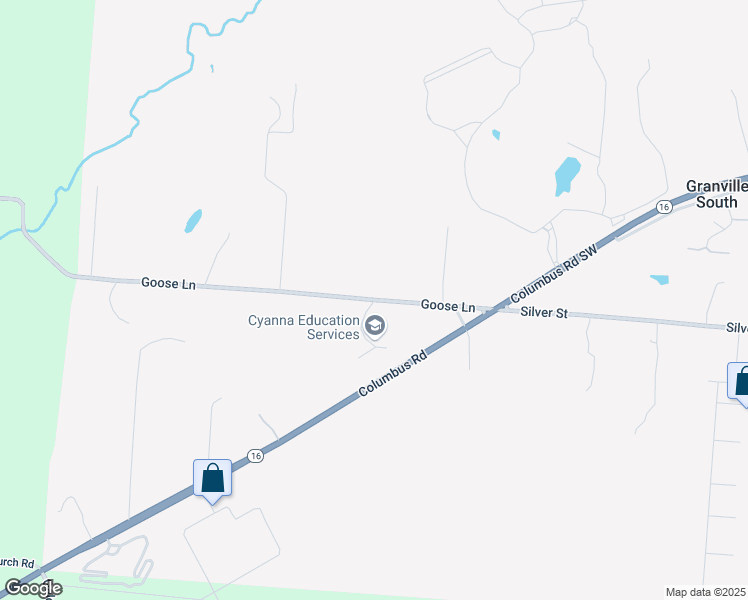 map of restaurants, bars, coffee shops, grocery stores, and more near 0 Granville West in Granville