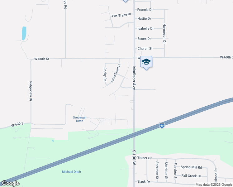 map of restaurants, bars, coffee shops, grocery stores, and more near 6331 Stone Trail Way in Anderson