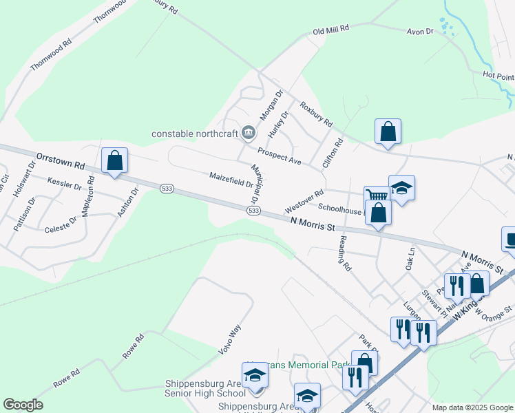 677 Orrstown Road, Shippensburg PA Walk Score