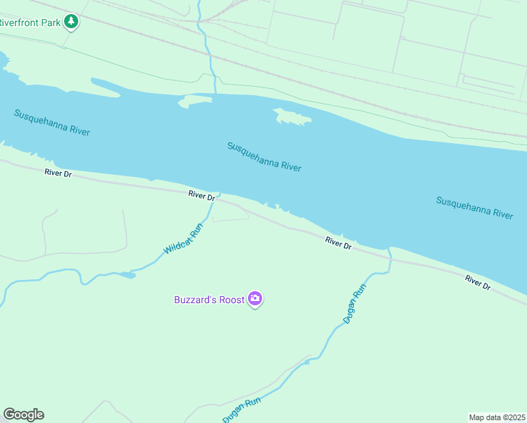 map of restaurants, bars, coffee shops, grocery stores, and more near 5839 River Drive in York