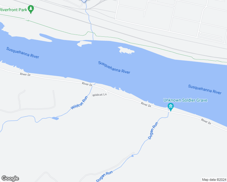 map of restaurants, bars, coffee shops, grocery stores, and more near 5839 River Drive in York