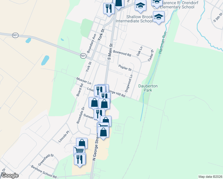 map of restaurants, bars, coffee shops, grocery stores, and more near 10 Forge Hill Rd in Manchester