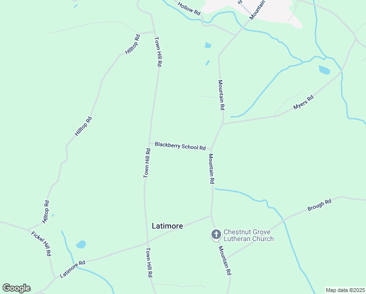 map of restaurants, bars, coffee shops, grocery stores, and more near 1281 Mountain Road in York Springs