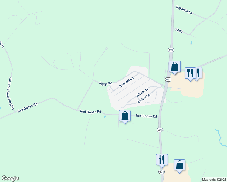 map of restaurants, bars, coffee shops, grocery stores, and more near 186 Rachael Ln in Somerset