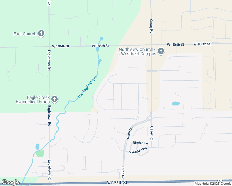 map of restaurants, bars, coffee shops, grocery stores, and more near 18176 Starview Drive in Westfield